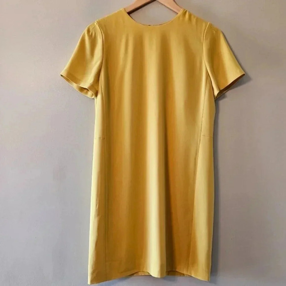 Aritzia Babaton Patricio Japanese Matte Crepe Mini Short Sleeve A-line Dress 6. - Picture 5 of 13